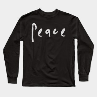 Peace, Love, Joy, Silver Long Sleeve T-Shirt